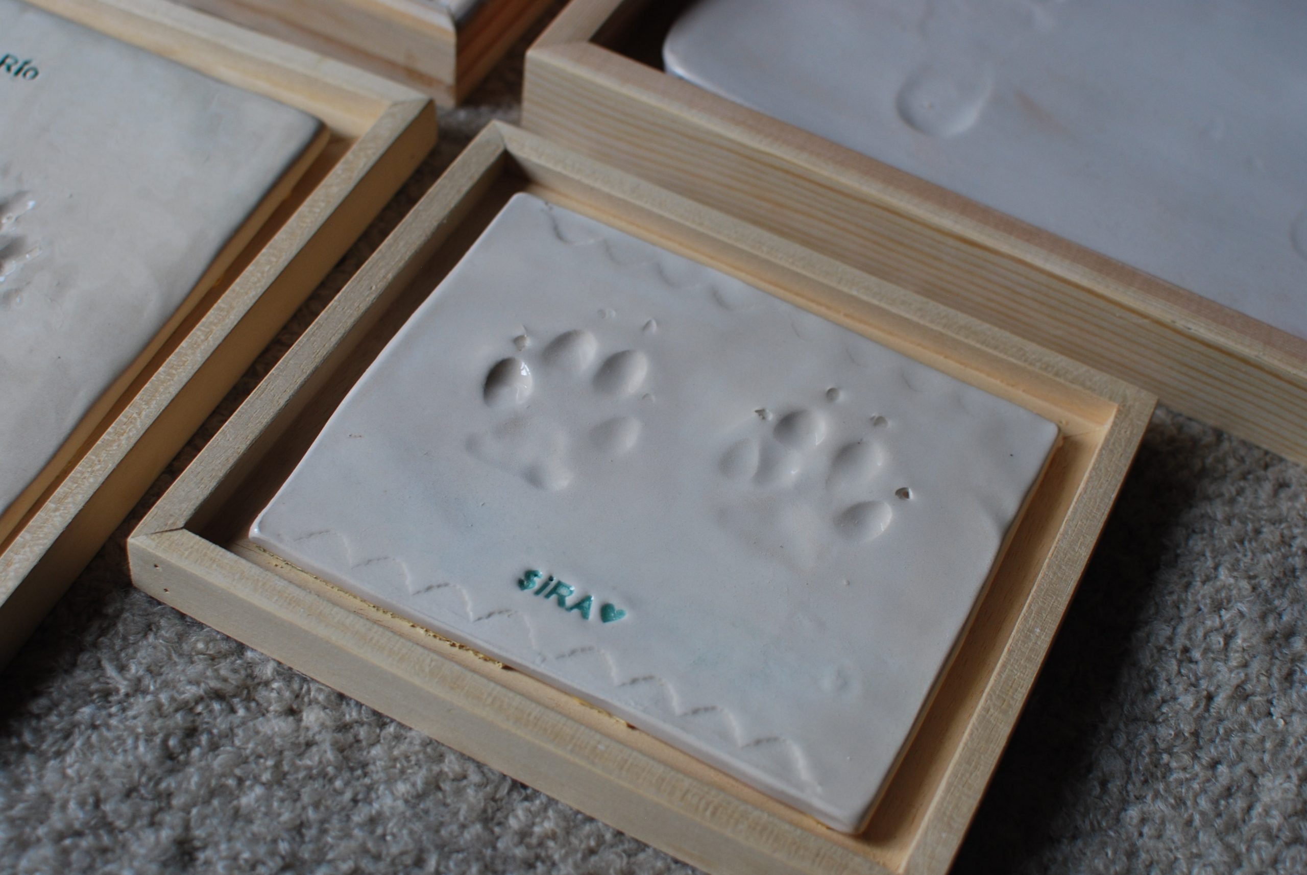 Azulejo con huellitas de bebé o mascota - Imagen 6